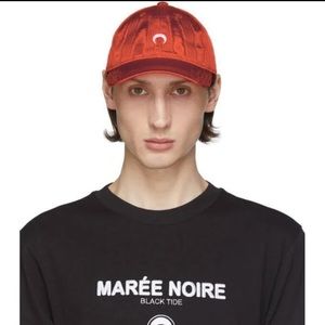 Marine Serre Gold Line red ball cap GUC